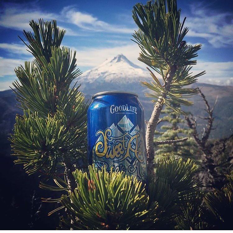 BEAUTIFUL #sweetas #craftbeer #oregonbeer #cannedbeer #mthood #hikingbeer