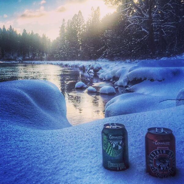 Natures refrigerator. #craftbeer #inbend #cannedbeer #oregon