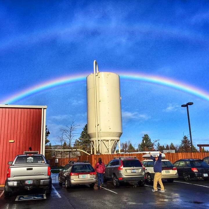 Follow the rainbow to Beer! #inbend #craftbeer #doublerainbow #bendbeer