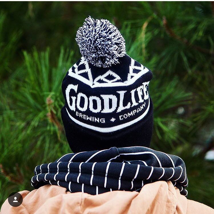 GoodLife Beanie here to keep you warm. #beergear #craftbeer #inbend #bendbeer #oregonbeer #beer #goodlife 
Get yours at www.goodlifebrewing.com