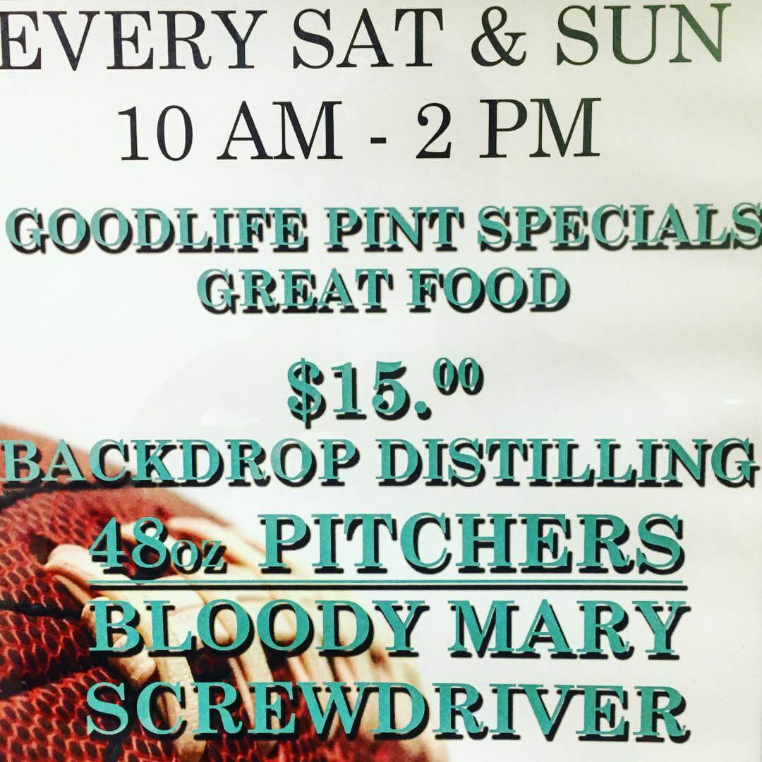 Football Saturday's  and Sunday's get your $15 Pitchers of Bloody Mary or Screwdriver. #inbend #goodlife #oregonbeer @backdropdistilling