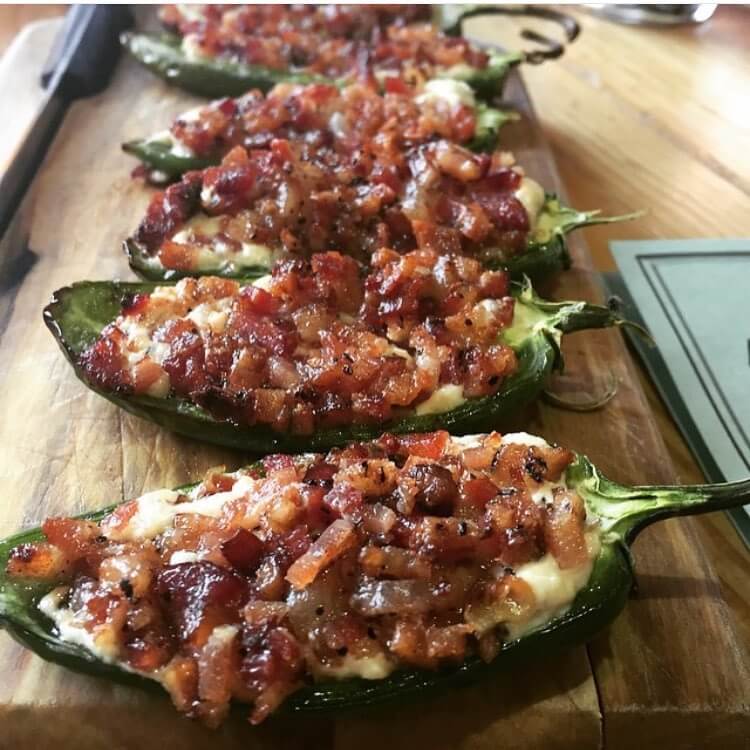 Umm Bacon Stuff Jalapeños #inbend #tastingroom #goodlifebrewing #ipa