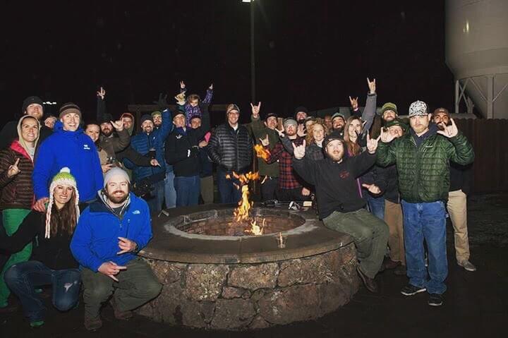 No too cold for corn hole! Thanks to all who came out for the SnowBall Cornhole Tournament on Saturday! @nevadodemos @backdropdistilling #craftbeer #inbend #cannedbeer