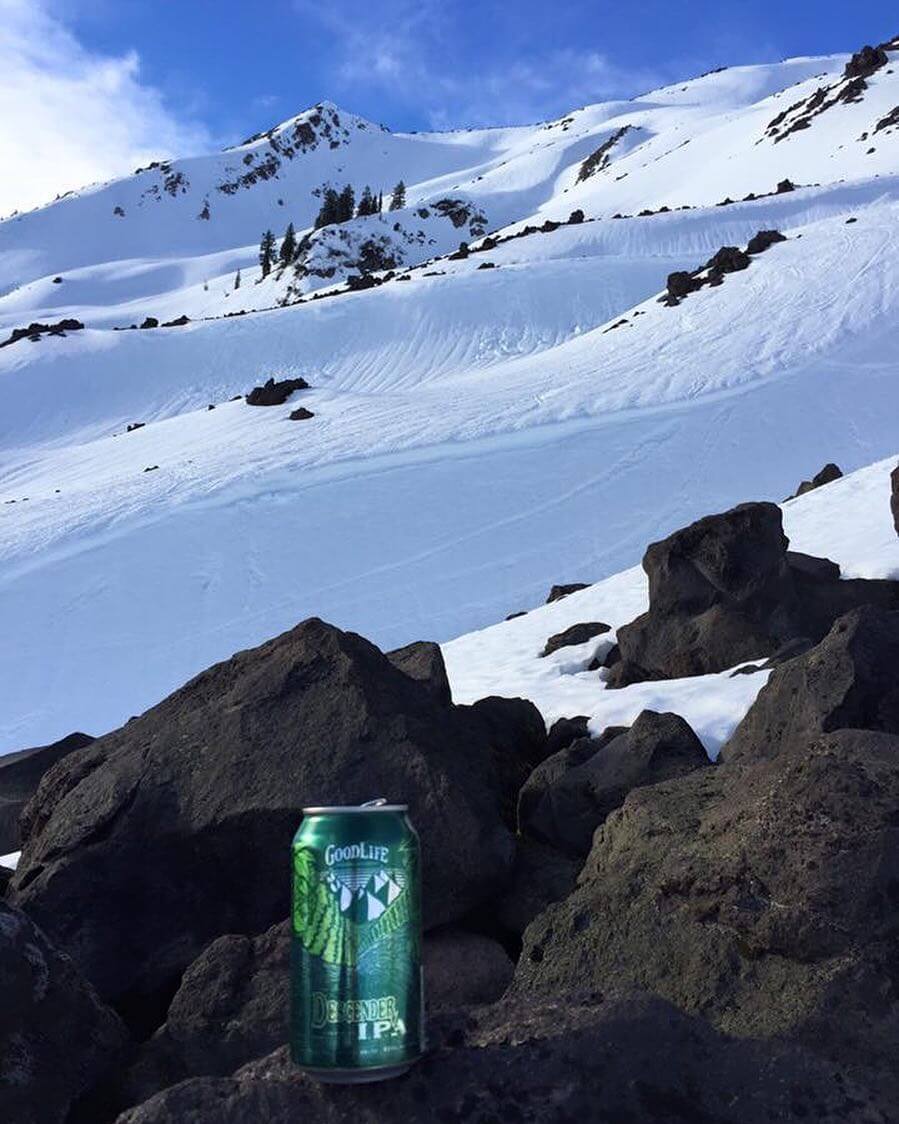 Descender Ipa at Mt. St. Helens thanks Jan Boitz! #craftbeer #cannedbeer #DescenderIPA #goodlife