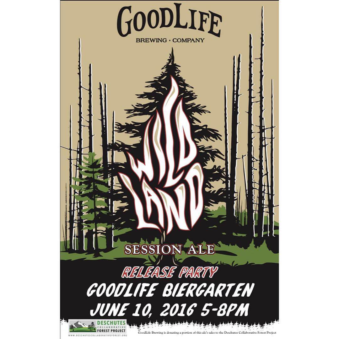 Who's coming to the Wildland Session Ale release party tonight?! We hope you like the beer as much as we do! We've teamed up with the Deschutes Collaborative Forest Project to brew this beer to help restore our forests to their natural resiliency and radness!