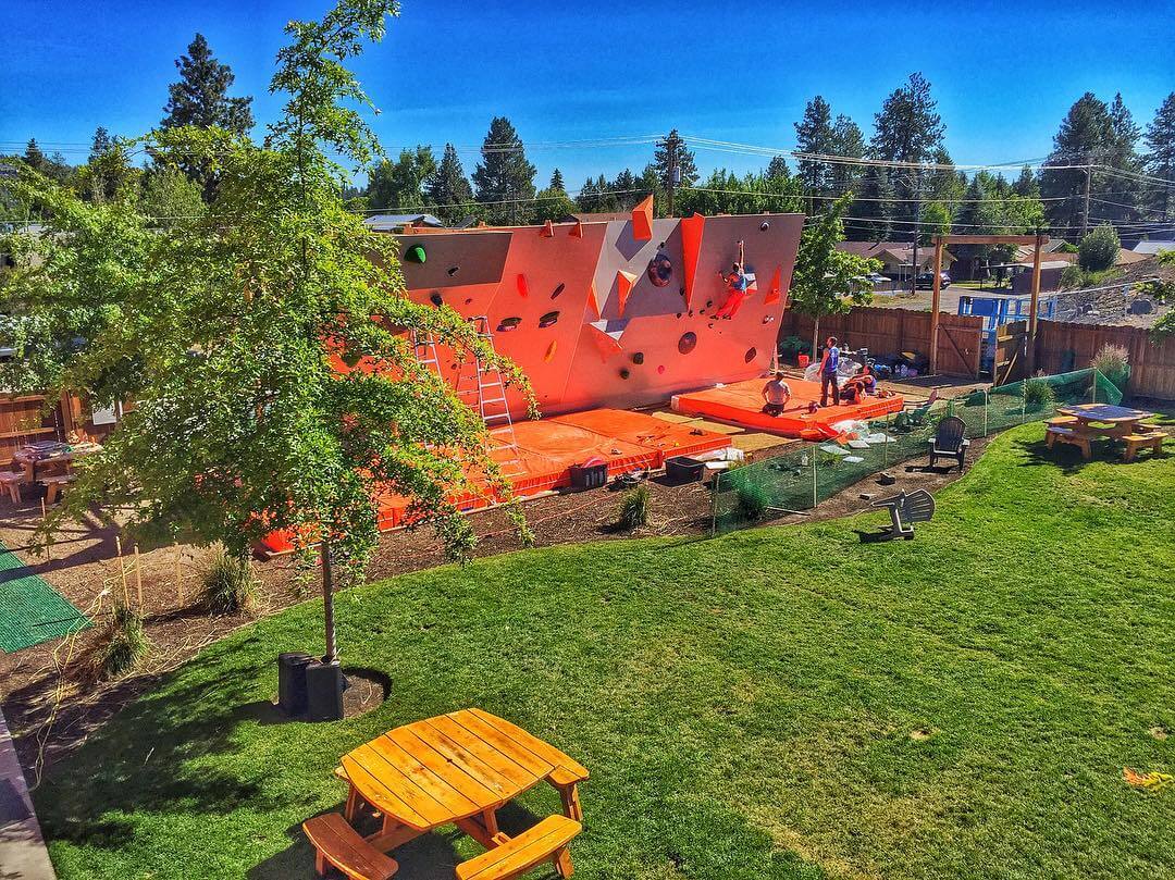 If you build it, they will come! 
Tonight, at 6pm, the @subaru_bend @theoutsidegames Bouldering Comp is happening @goodlifebrewing! There are pros turning out of the woodworks left and right to put on a show for us! Come watch them and our local climbers, too! #bendsummercomp