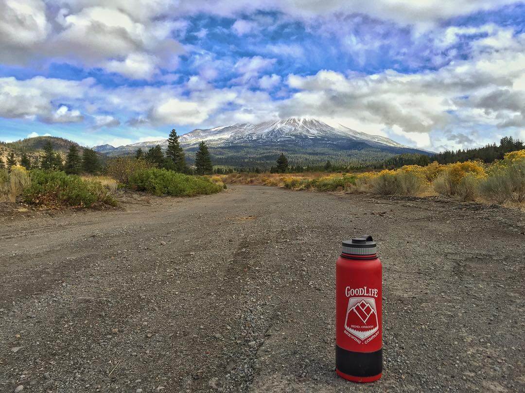 We took a nice little stroll down a #dirtroad with our @hydroflask today but we couldn't figure out what #beer to fill it with.  What #goodlifebrewing beer would you fill it with? #drinklocal #hydroflask #adventurousales