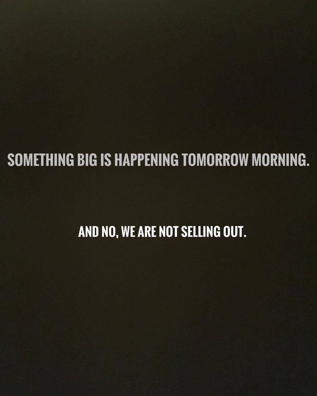 Something big is happening tomorrow! Follow us live on #instagram and #facebook starting at 10am tomorrow!