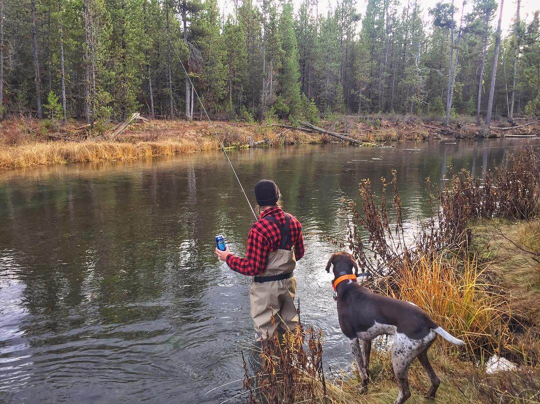 When the #fish aren't rising, you take a #beer break!