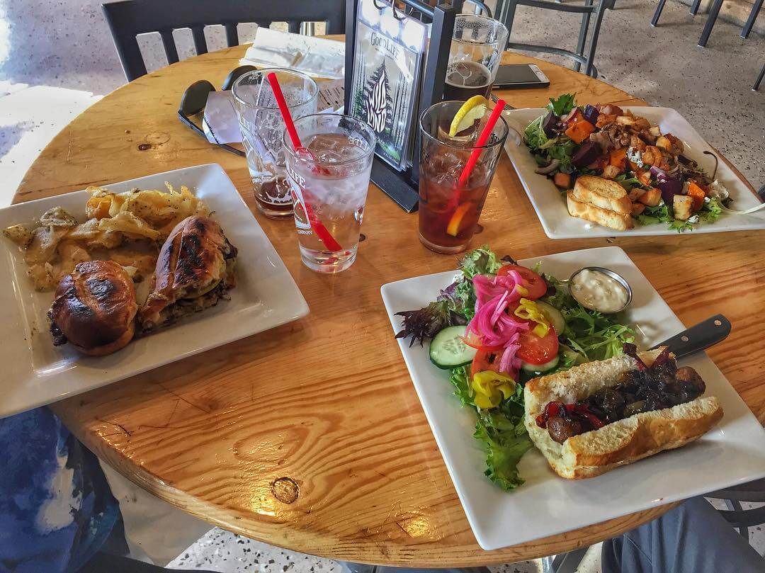 Afternoon snacks are served! Actually, these are just three of the new items on our new food menu! Come check out the new menu 7 days a week from noon-10pm! And... today happens to be Local's Day! What could be better! #inbend #food #newmenu