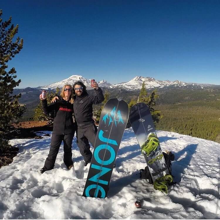 Is it just us or who else loves drinking a #beer at the top of a #mountain ?! 📷: @cedrocosta