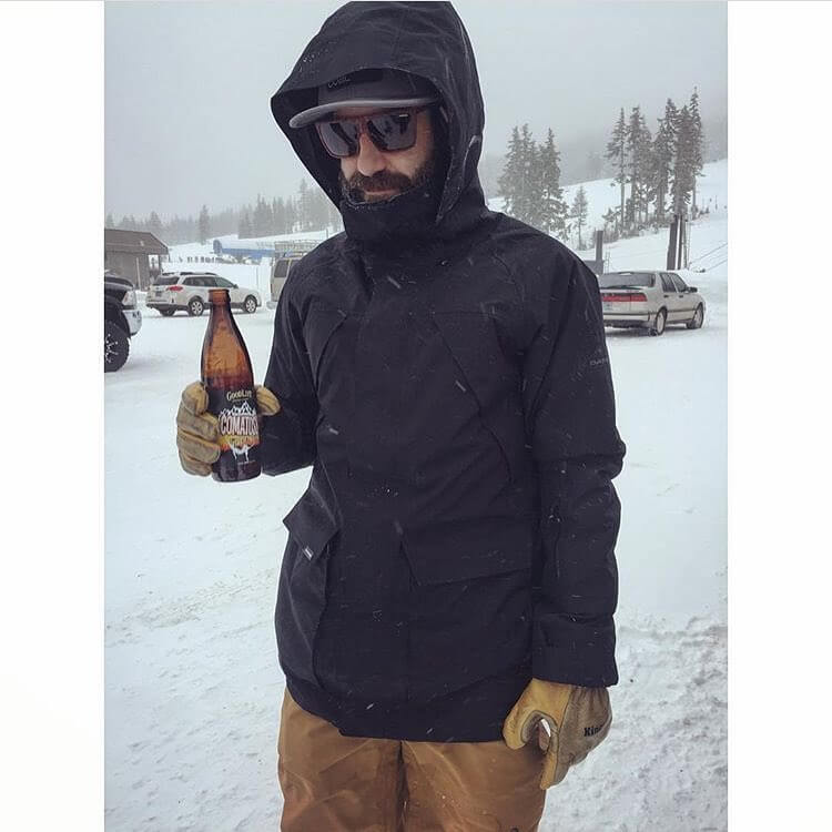 Contemplating some of the best #powder turns of the year @mtbachelor with the perfect #apresski beer... Comatose Imperial IPA! 📷: @m_davis