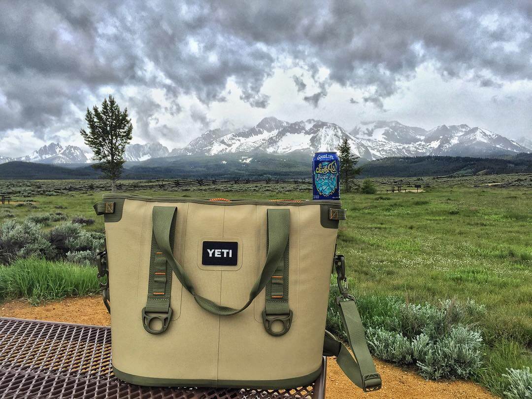 Do you want this to be your  new beer cooler?! Click the link in our profile for your chance to win this @yeti Hopper full of @goodlifebrewing beer and swag! Enter before 6/30/17 to win this GoodLife Brewing Adventure Pack!