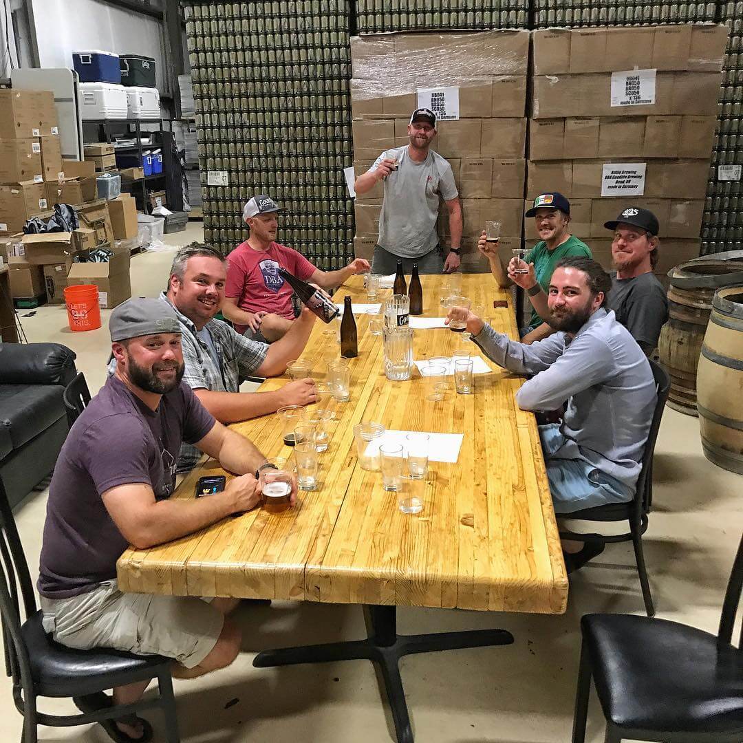 Today, was a huge day for us! We’ve been collaborating with @thealeapothecary for the last 18 months to develop a special beer for you (and us), and today we sampled some bottles that we are sending to #gabf. We brewed a Dortmunder-style #lager with @meccagrade #malt that we aged in @sokolblosser #pinotnoir barrels and then put Paul’s mixed culture into the beer to create one of the best beers we’ve ever produced! We’ll keep you posted on release dates but it’ll be this Fall!