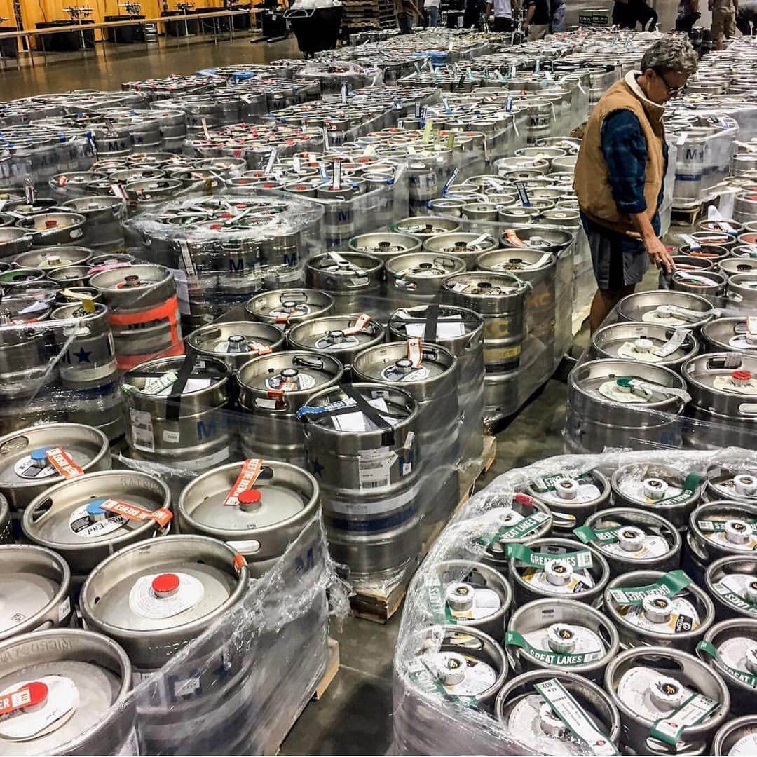 It looks like all the beer is ready for this years @greatamericanbeerfestival! Who is making the trip to #denver this year?! 📸: @greatamericanbeerfestival