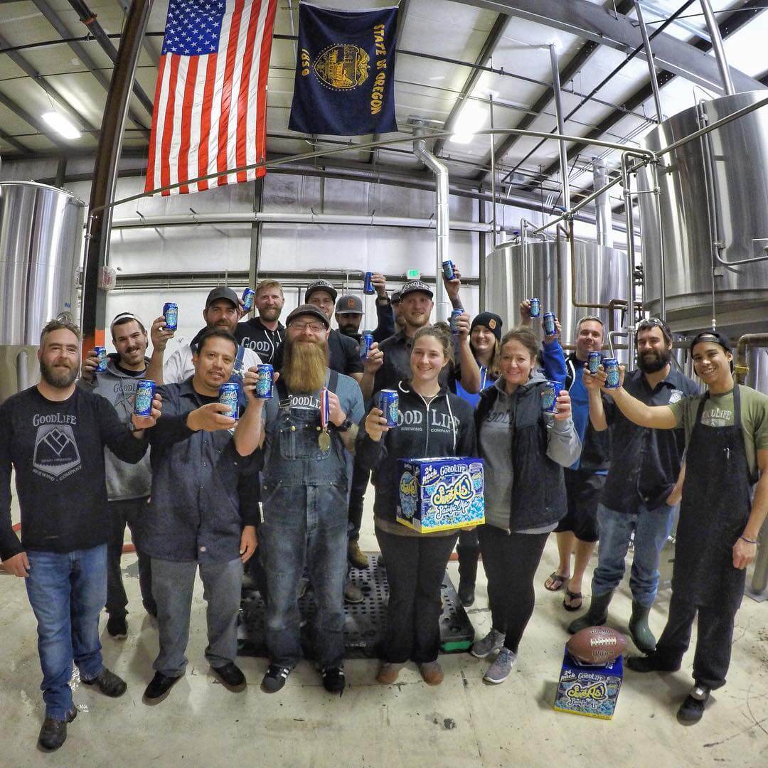 🍻from the GoodLife family to all of our fans! Thanks for all of your support over the years, we truly appreciate it! Have a great weekend! #sweetas #gabf #gold