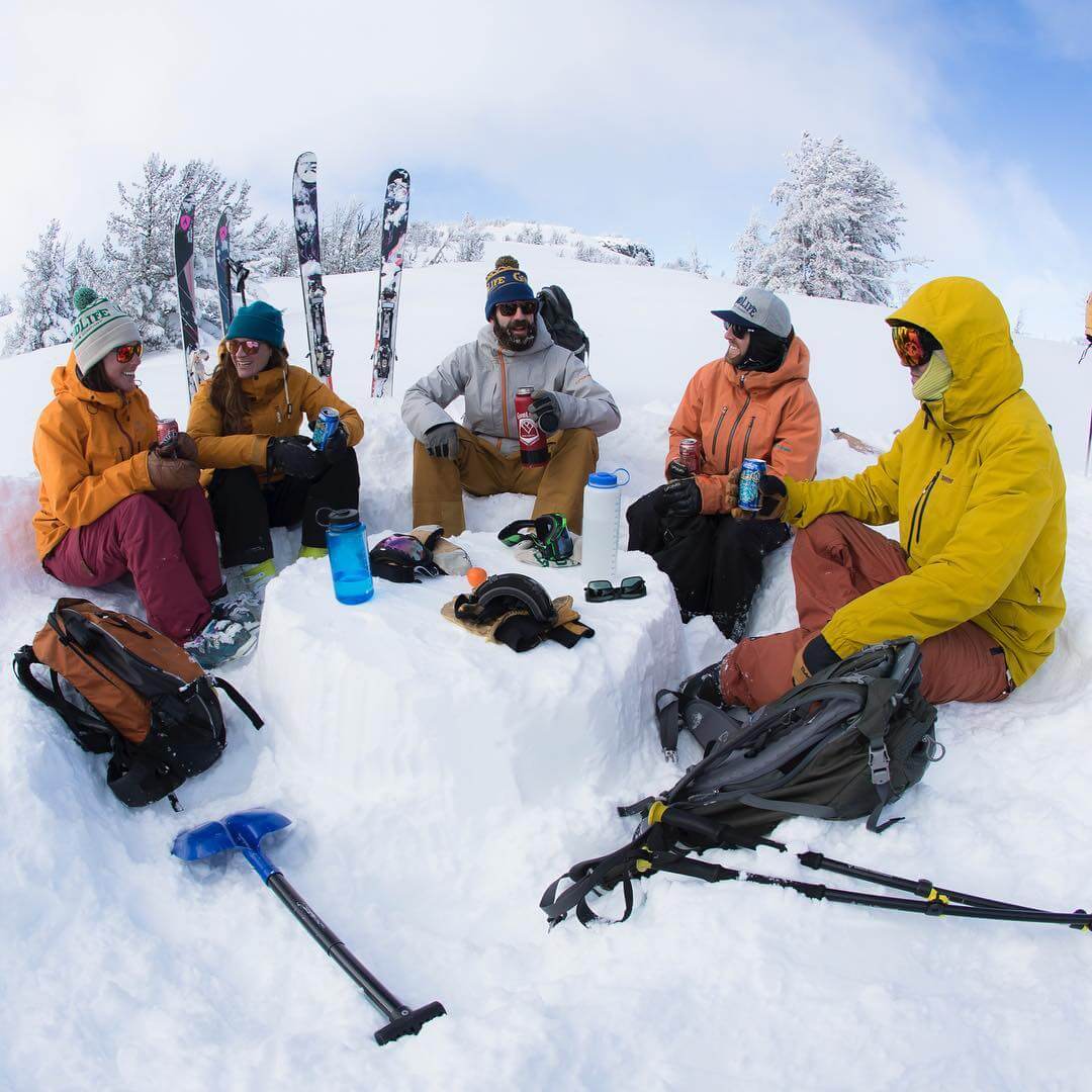 The snow is back so grab some friends and some of our #adventurousales and let the good times roll! 📸: @pete_alport  #whatsyourgoodlife