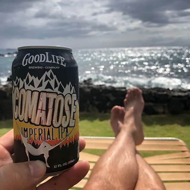 Fact: @kylerenstrom definitely knows how to live the GoodLife! 📸: @kylerenstrom #whatsyourgoodlife #comatoseimperialipa