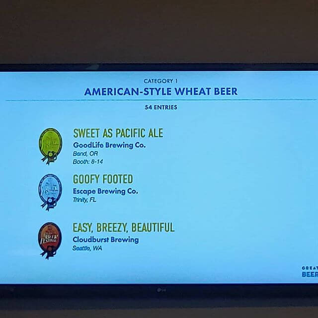 #greatamericanbeerfestival2018 Gold Medal for Sweet As!  Every can counts!  We are so excited and grateful for all our beer drinking family!  #cheers !!!