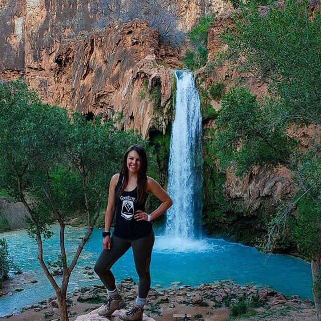 @adventure_rn repping her #goodlife tank at a magical waterfall! We hope you had a sweet as weekend! 📸: @adventure_rn