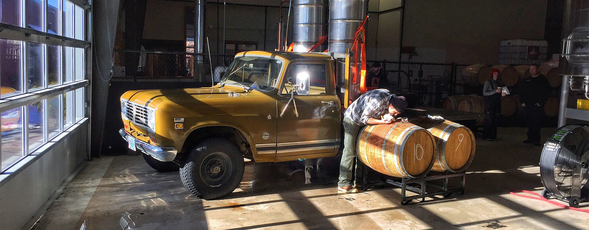 Loaded up truck with Bend beer