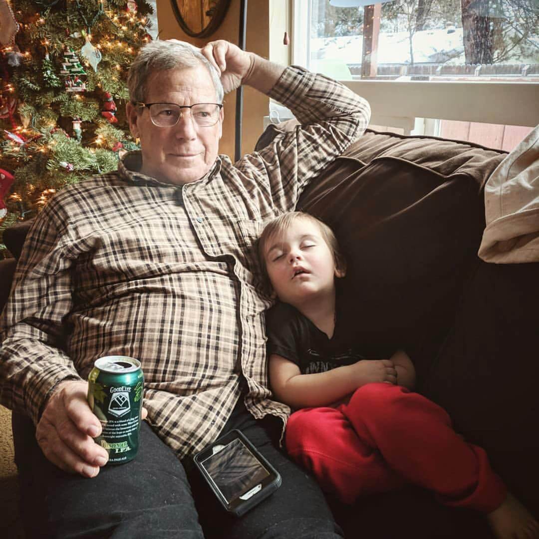 And this is exactly what the #holidays are all about… a content great grandpa with a cold Descender IPA! 📸: @mhartless