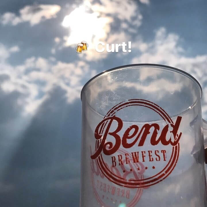 @bendbrewfest starts today and we couldn’t be more excited! The doors open at 4pm and we are going to be doing our Cheers to Curt at 4:20pm, so come by the  @goodlifebrewing table and join us in a cheers to our lost brother and friend!