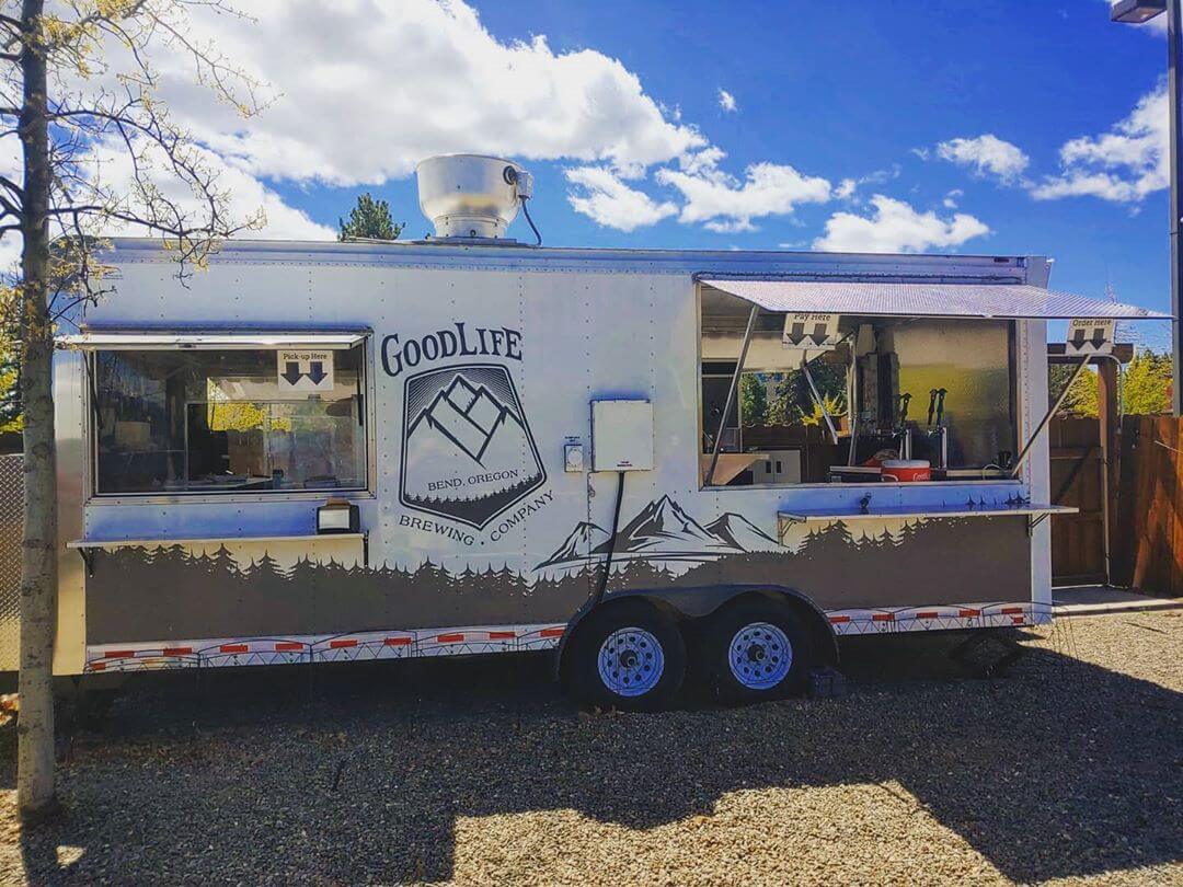 Big News! We are Opening our GoodLife Food Cart Tomorrow!  Thursday, Friday & Saturday 11am – 6pm for Food To Go Only. The Beirgarten lawn is still closed to in house dining or pints, but our Pub is still open for Beer To-Go Daily.

Food Cart To-Go Taco Menu:
Beer Batter Halibut Tacos
Pork Carnitas Tacos
Beef Barbacoa Tacos
Lengua Tacos
Bbq Brisket Tacos

Also Thursday is the return of Locals Day! Every Thursday $2 Tacos To-Go 3for$6 and $9 Growler Fills To-Go in the Pub!! 😮🔥🍻