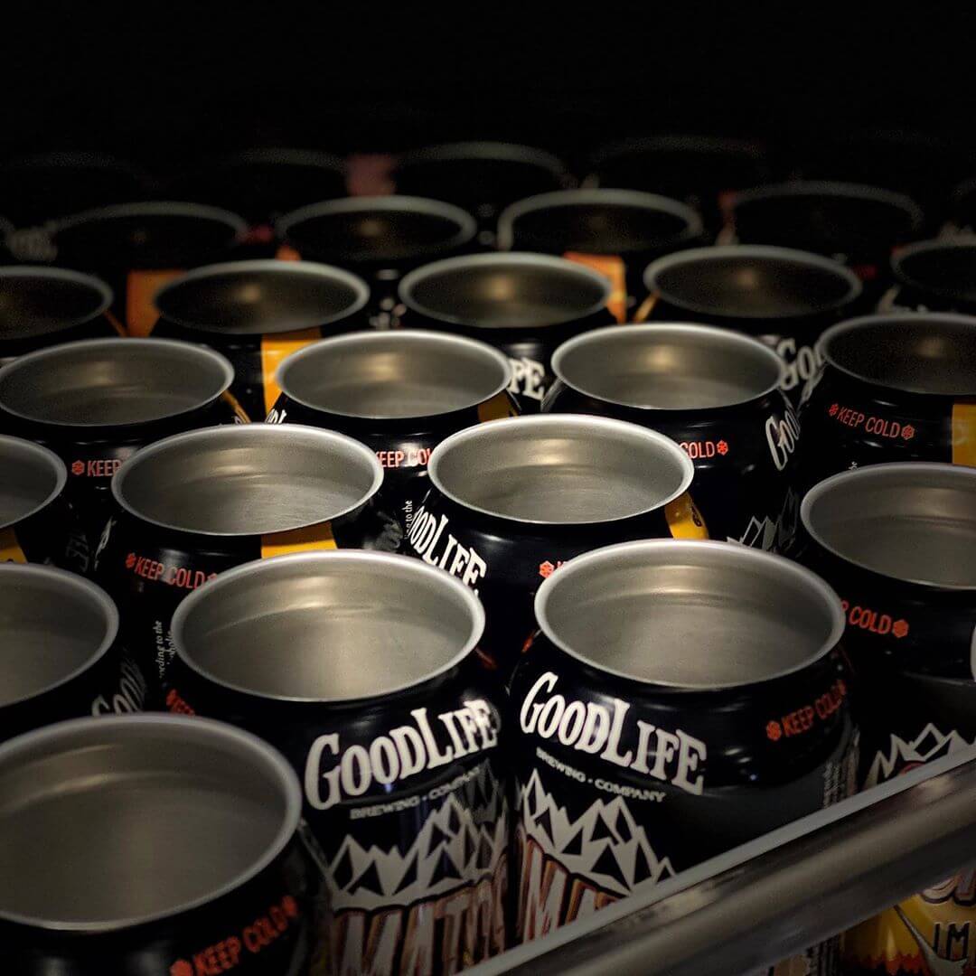 Comatose cans patiently waiting to get filled for your enjoyment. #goodlifebrewing #comatoseimperialipa