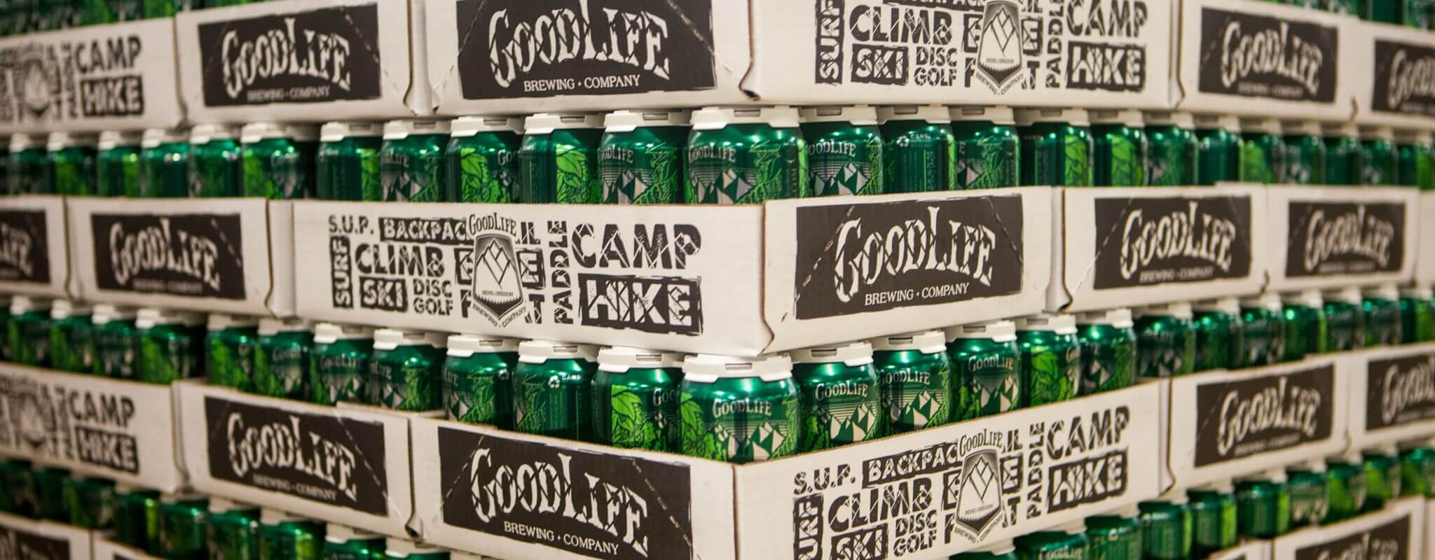 Goodlife cans of beer