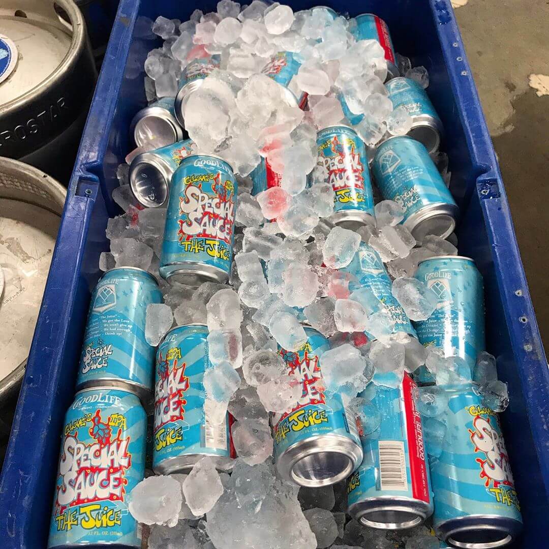 Is there anything better than a cooler full of ice cold beer?! Especially when it’s @phillyglove’s new The Juice IPA! #whatsyourgoodlife #thejuice