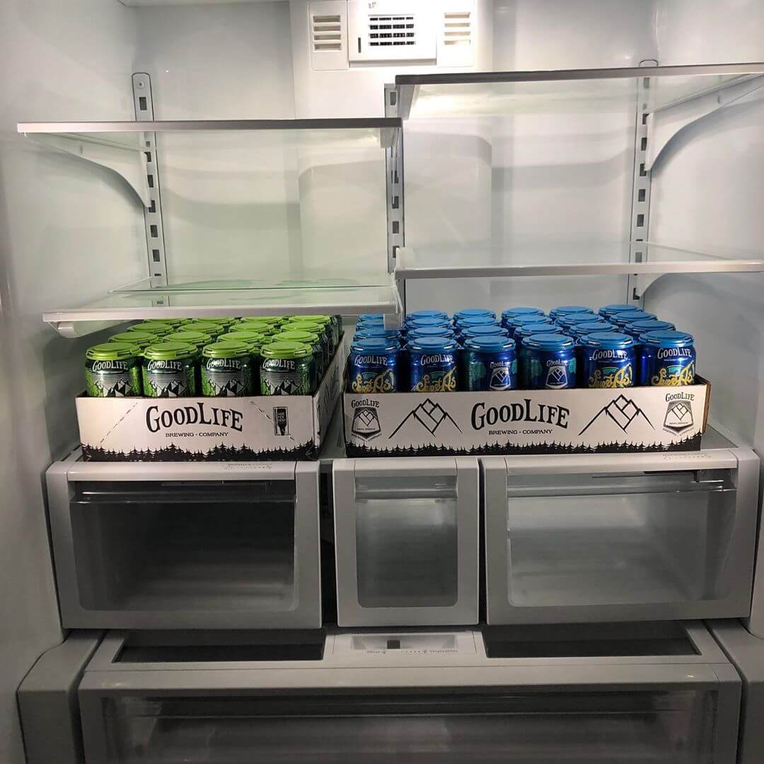 Moving into new houses can be tough, but it looks like @mhartless has his priorities straight and a solid plan of attack for unpacking. Beer first. 📸: @mhartless #whatsyourgoodlife #goodlifebrewing