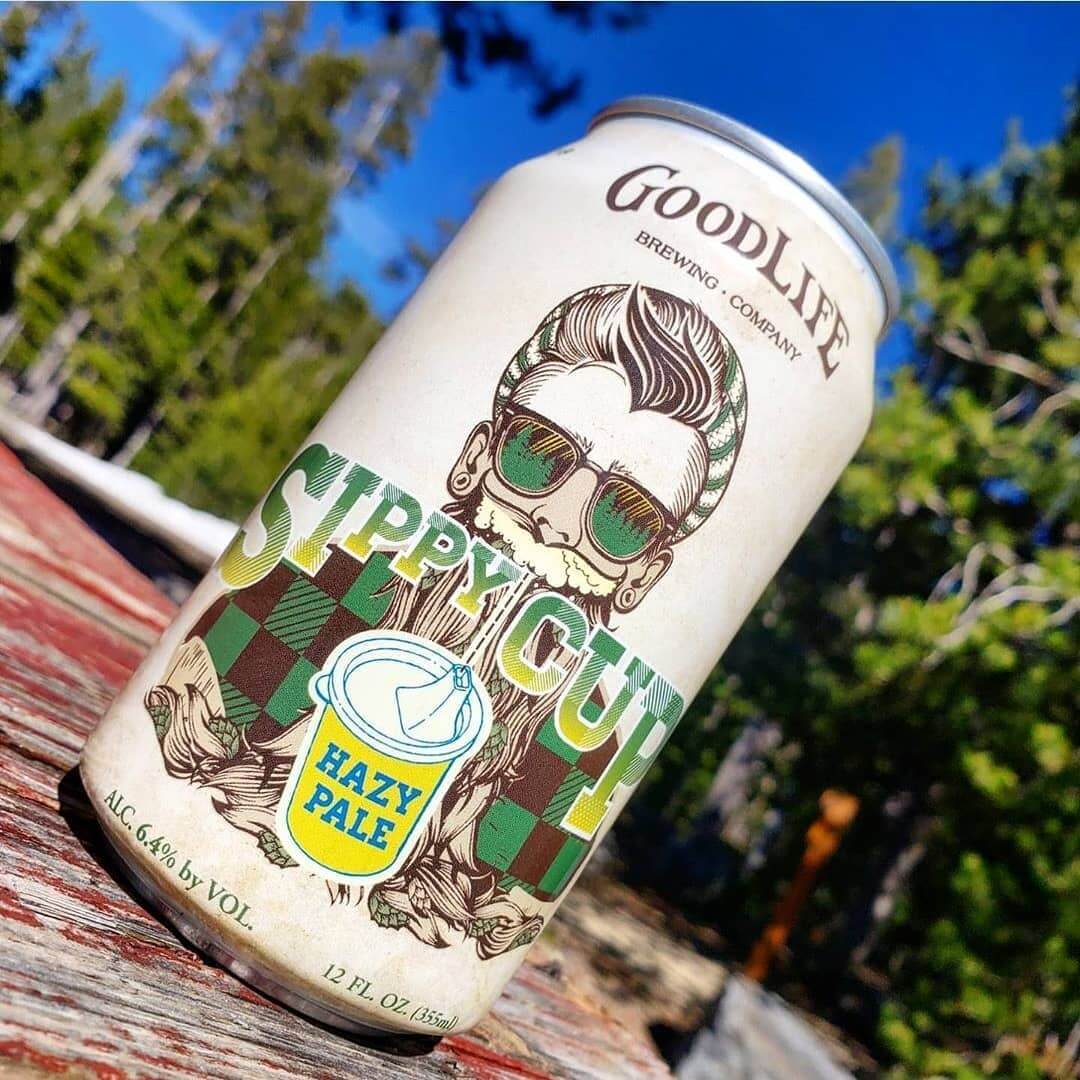 Sippy Cup Hazy Pale canned up ready for your next adventure! 📷:@dkmatthews22 
#craftbeerlover #hazy #hazybeer #cannedbeer #oregonbeer #beer #outdoors #PNW #goodlife