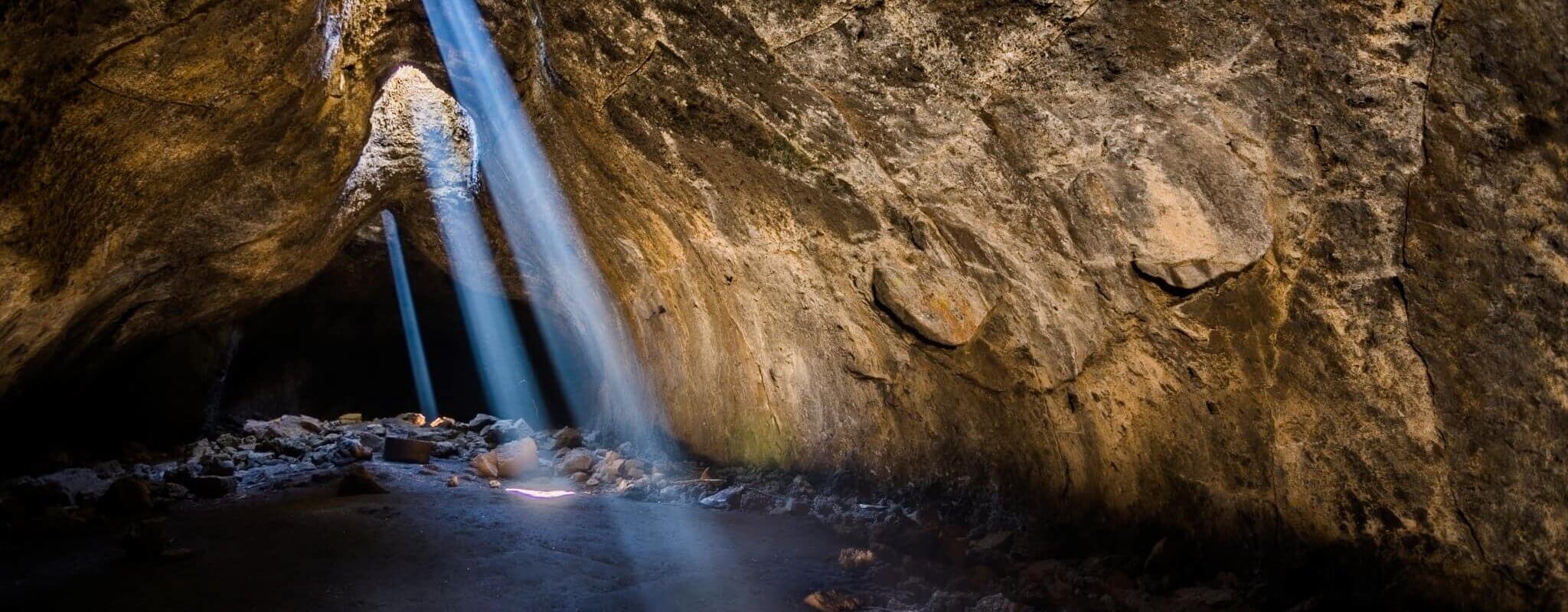 Skylight cave