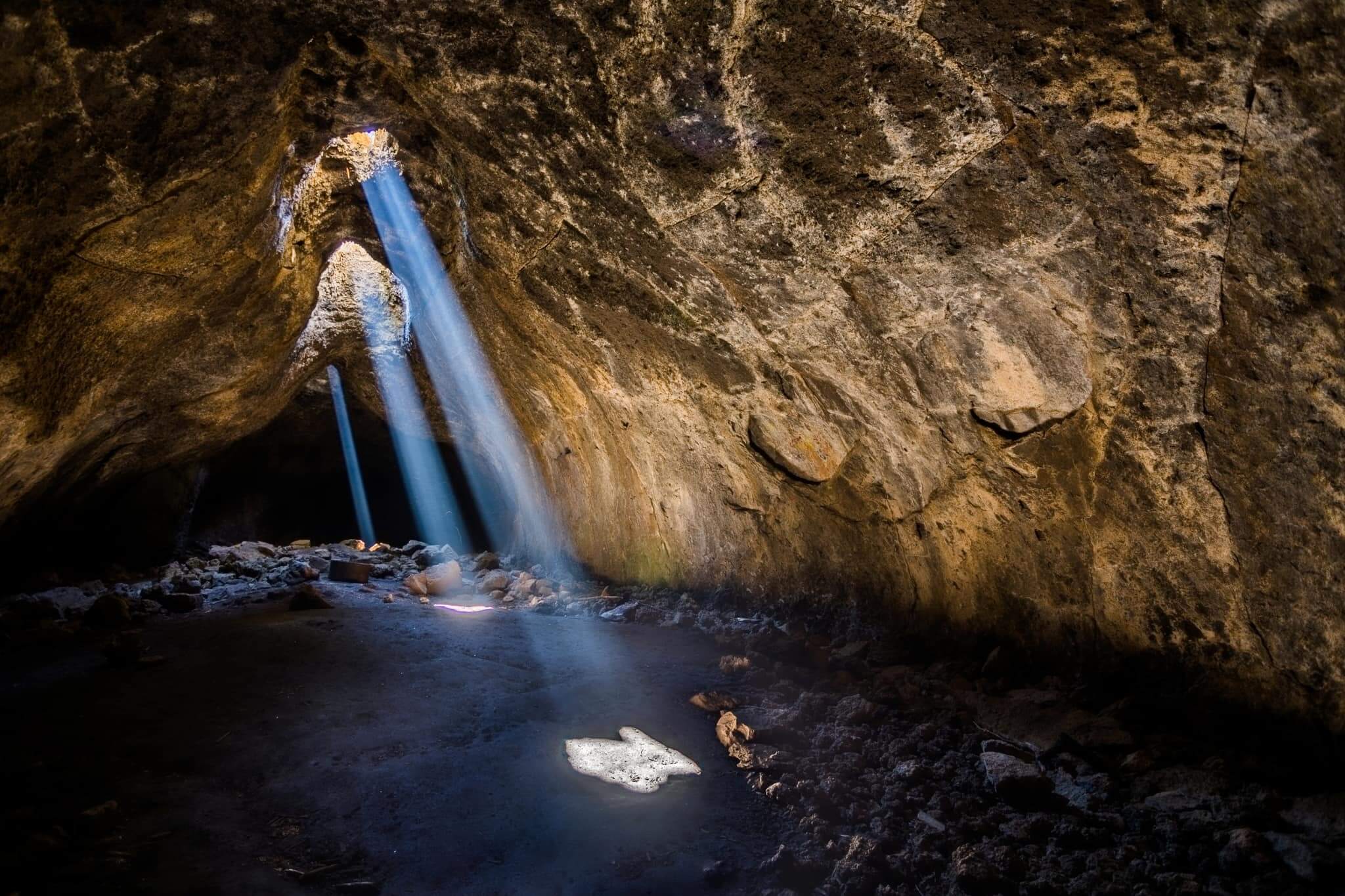 Skylight cave